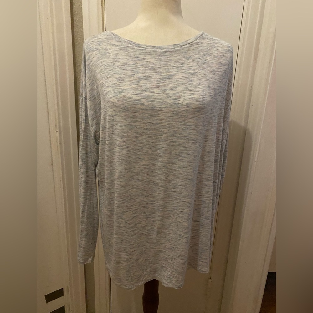 J Jill shirred back long sleeve tunic